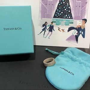 Tiffany Somerset Silver Ring, size 7